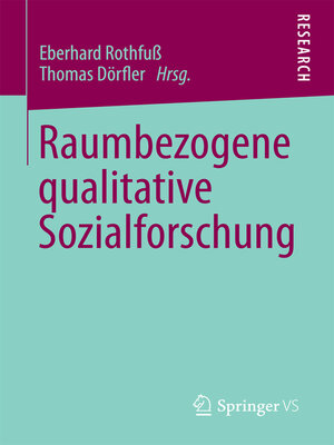 cover image of Raumbezogene qualitative Sozialforschung